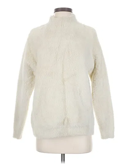 Pre-owned Mersea Turtleneck Sweater In White