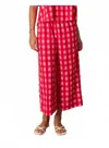 Mersea Veranda Cropped Pants In Red In Red