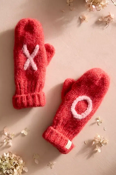 Mersea Xo Mittens In Pink