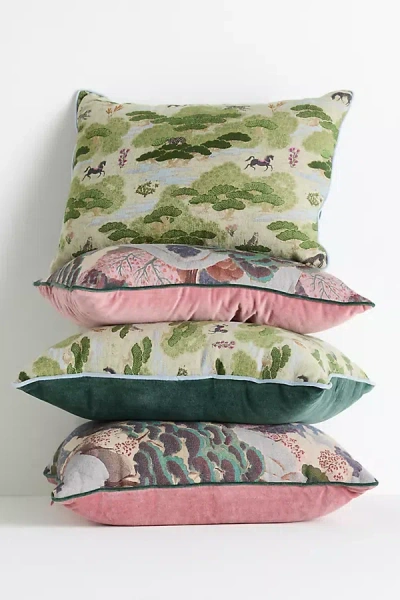 Merve Kahraman Design Merve Kahraman Cotton Linen Printed Pillow