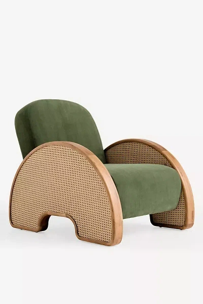 Merve Kahraman Design Merve Kahraman Velvet Cane Chair