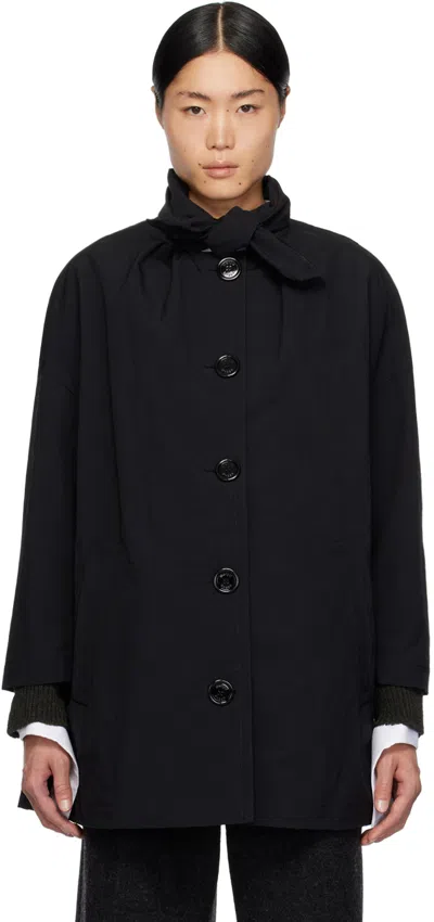 Meryll Rogge Black Button Coat