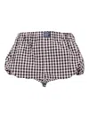 Meryll Rogge Gingham Check Boxer Bloomer In Black