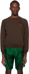Meryll Rogge Brown Printed Sweatshirt In Brown