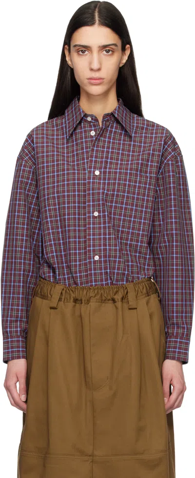 Meryll Rogge Burgundy Classic Shirt In Purple