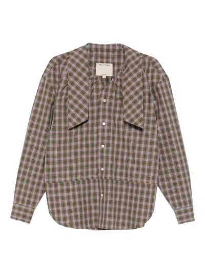 Meryll Rogge Check Tie Top In Multi