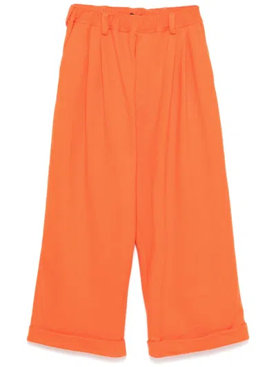 Meryll Rogge Cotton Sweatpants In Orange