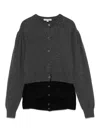 Meryll Rogge Cashmere Puff Sleeve Cardigan In Black
