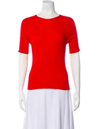 Pre-owned Meryll Rogge Crew Neck Short Sleeve T-shirt In Red