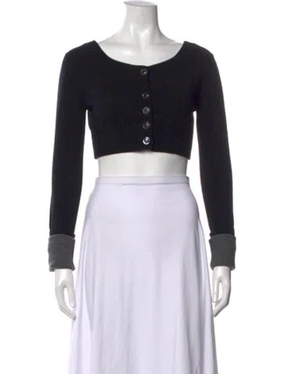 Pre-owned Meryll Rogge Crew Neck Sweater In Black