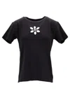Meryll Rogge Black Crewneck Embroidery T-shirt In Black