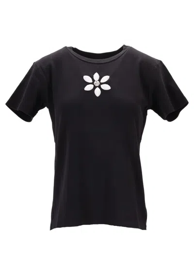 Meryll Rogge Fitted T-shirt W/ Embroidery