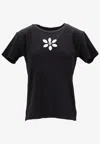 Meryll Rogge Floral Embroidered T-shirt In Black