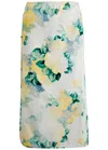 Meryll Rogge Floral-print Satin Midi Skirt In Multi Print