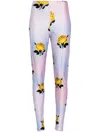 Meryll Rogge Floral-print Skinny Trousers In Multicolour