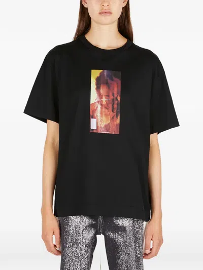 Meryll Rogge Graphic Motif T-shirt In Black