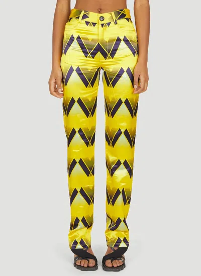 MERYLL ROGGE GRAPHIC PRINT PANTS