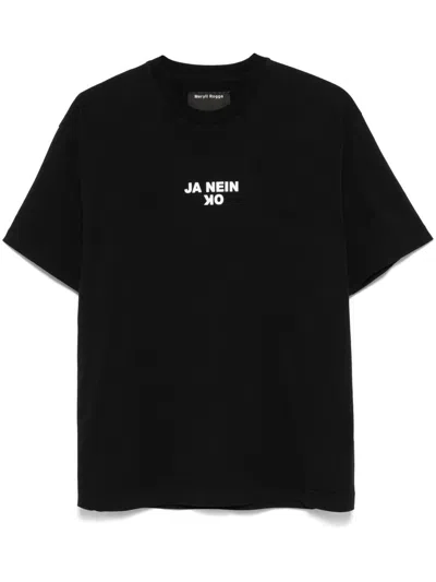 MERYLL ROGGE MERYLL ROGGE JA NEIN OK FITTED T-SHIRT