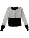 Meryll Rogge Layered Cardigan In Grey
