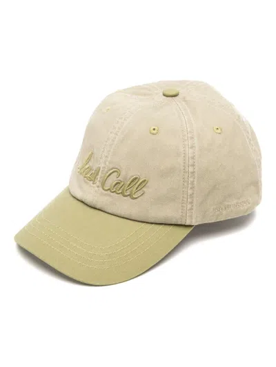 Meryll Rogge Logo-embroidered Cap In Grün