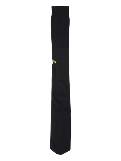 Meryll Rogge Logo Ribbed Socks In Black