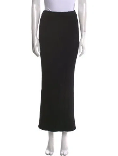 Pre-owned Meryll Rogge Long Skirt In Black