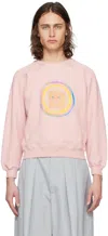 Meryll Rogge Pink Print Sweatshirt In Blush