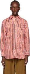 Meryll Rogge Red Classic Shirt In Red Multi
