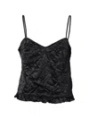 Meryll Rogge Ruffle-hem Slip Top In Multi