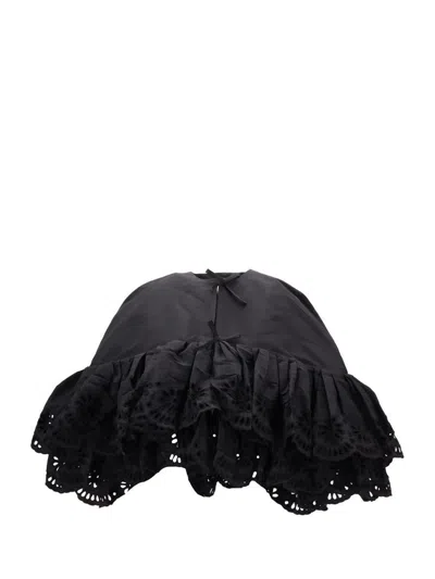 MERYLL ROGGE MERYLL ROGGE SHORT CAPE W/ EMBROIDERY