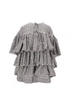 Meryll Rogge Short Ruffle Tiered Dress
