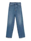 Meryll Rogge Blue Straight Jeans In Blue