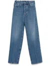 Meryll Rogge Blue Straight Jeans In Blue