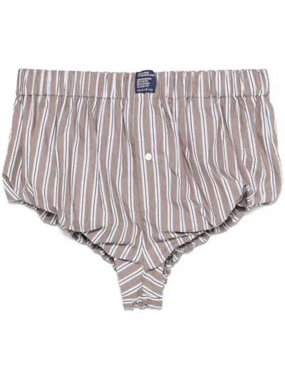 MERYLL ROGGE STRIPED SHORTS