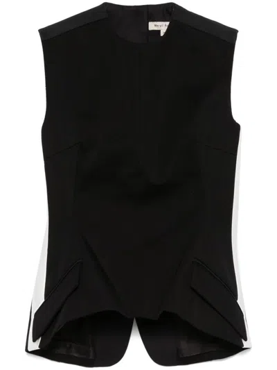 MERYLL ROGGE MERYLL ROGGE TWILL-WEAVE VEST