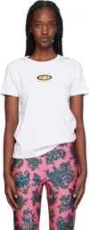 Meryll Rogge White Mover's Fitted T-shirt In White