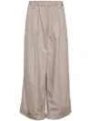 Meryll Rogge Wide-leg Cotton Chinos In Neutrals