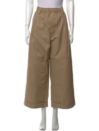Pre-owned Meryll Rogge Wide Leg Pants In Neutrals