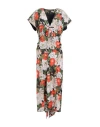 Meryll Rogge Woman Maxi Dress Black Size 8 Silk, Polyamide In Multi