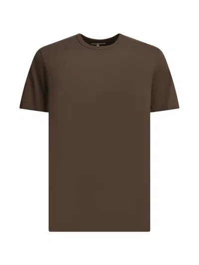 Merz B Schwanen 2m15 Crew-neck T-shirt In Brown