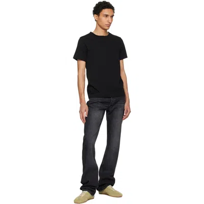Merz B Schwanen Merz B. Schwanen Black 215 Loopwheeled T-shirt