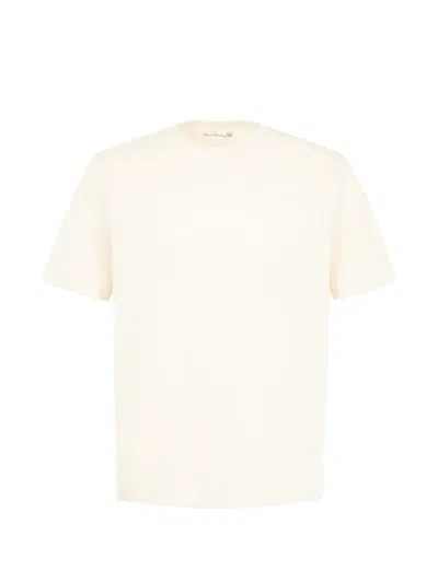Merz B Schwanen Crew-neck T-shirt In Yellow