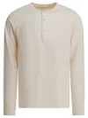 Merz B Schwanen Henley T-shirts White In Neutral