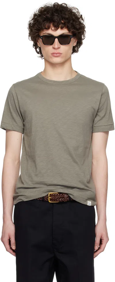Merz B Schwanen Khaki Sct04 T-shirt In 404 Vintage Army