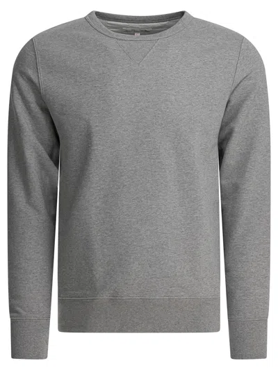 MERZ B SCHWANEN LOOPWHEELED SWEATSHIRTS GREY