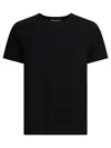 Merz B Schwanen Crew-neck Cotton T-shirt In Black