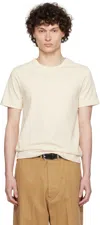 Merz B Schwanen Off-white 215 Loopwheeled T-shirt In 02 Nature