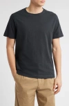 Merz B Schwanen Organic Cotton & Hemp T-shirt In Charcoal