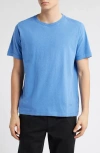 Merz B Schwanen Organic Cotton & Hemp T-shirt In Faded Blue