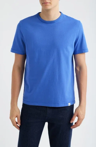 Merz B Schwanen Organic Cotton Tee In Blue